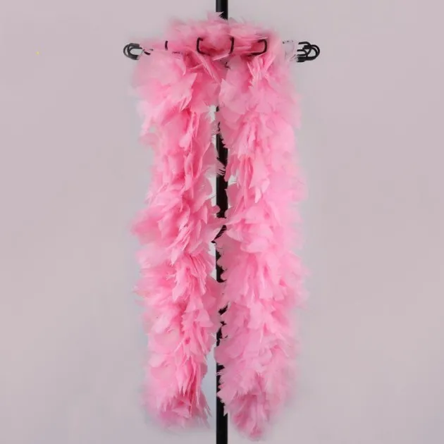 Turkey Feather Strip Scarf Boa