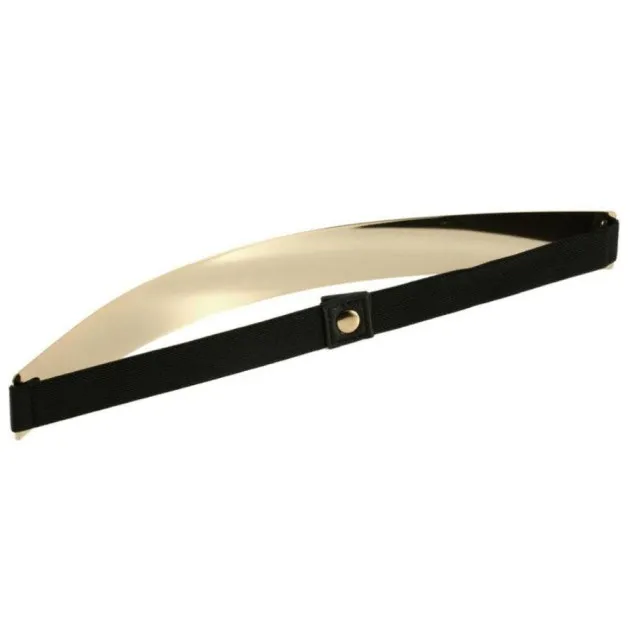 Gold Super Long Mirror Metal Simple Versatile Elastic Belt