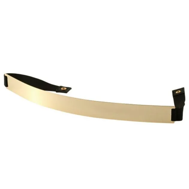Cinturón elástico versátil simple de metal espejo largo dorado
