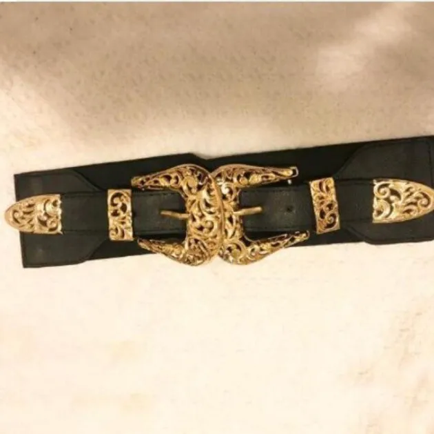 Retro Exaggerated Sexy Temperament Domineering Elastic Waist Belt