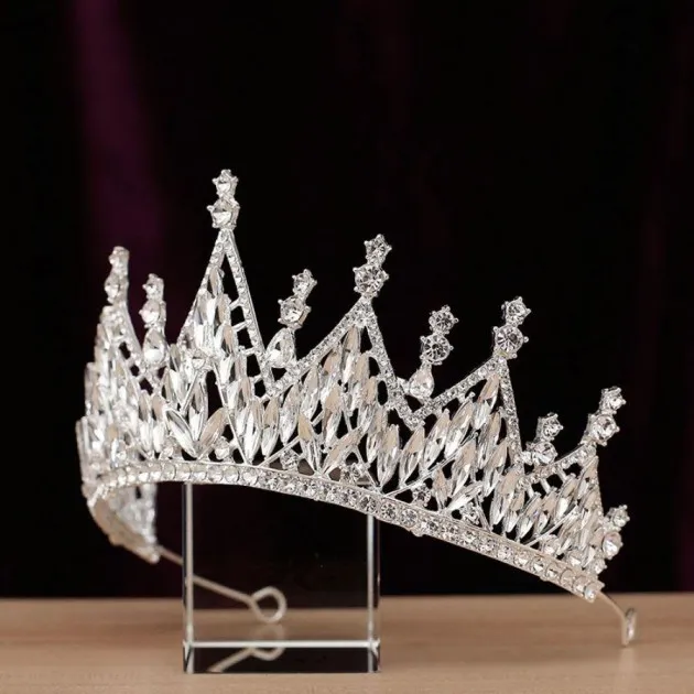 Baroque Crown Luxury Exquisite Rhinestone Headwear