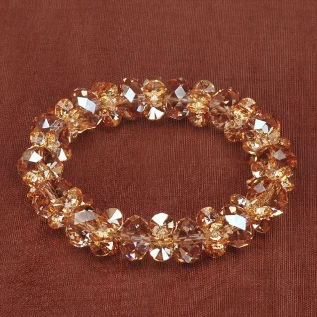 Pulsera de cristal austriaco de moda de lujo