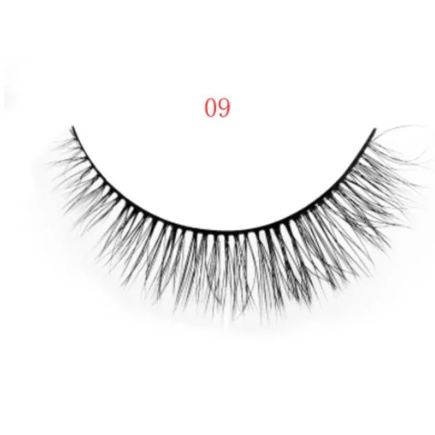 3D mink eyelashes 3 pairs of natural fiber long false eyelashes