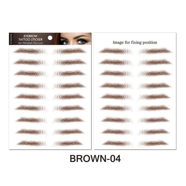 Bionic eyebrow stickers
