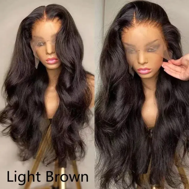 American Chemical Fiber Front Lace Long Wig