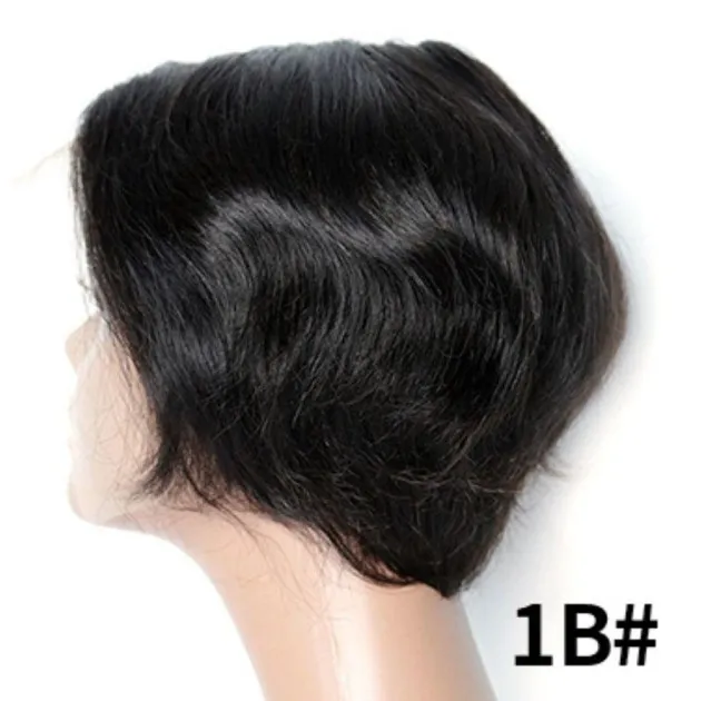 Reality Wig T-shaped Transparent Front Lace Hand-woven