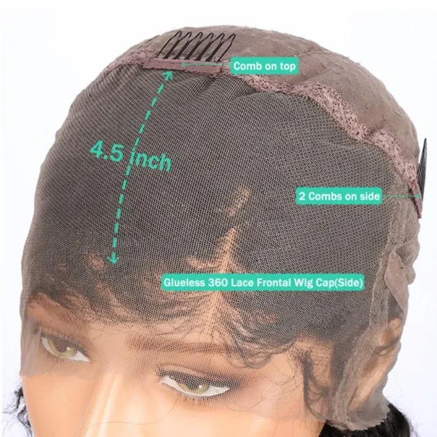 Full Lace Wig Ladies Bob Head Semi-mechanical Human Hair