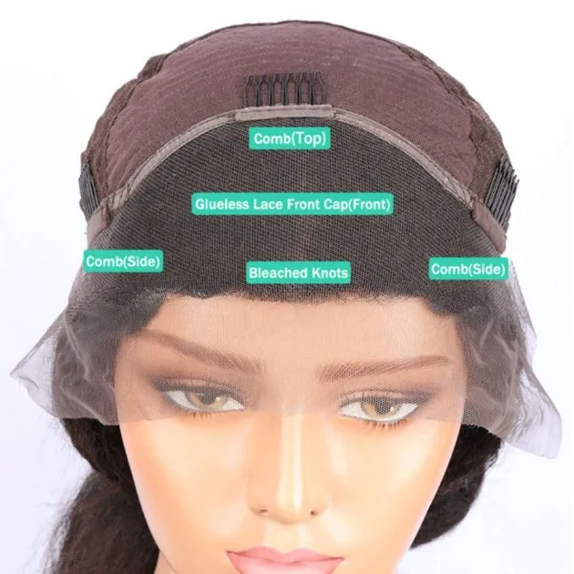 Full Lace Wig Ladies Bob Head Semi-mechanical Human Hair