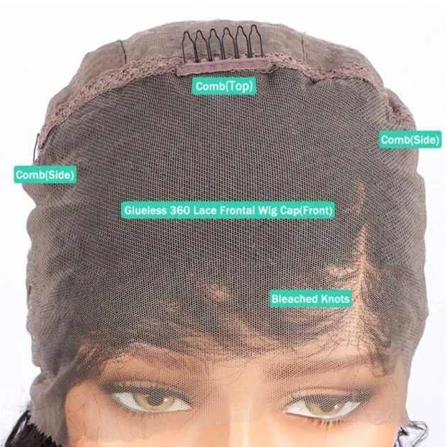 Full Lace Wig Ladies Bob Head Semi-mechanical Human Hair