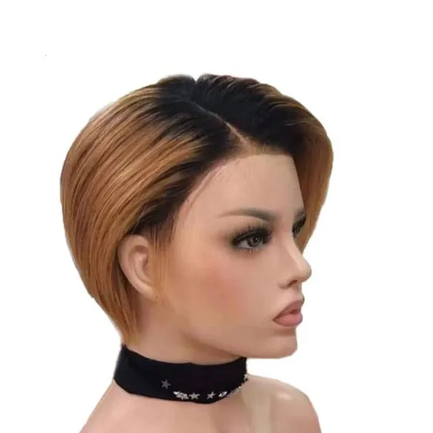 Reality Wig Short Hair Lace Human Hair