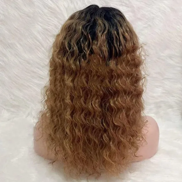 Reality Wig Real Hair Set Costura Tejido a mano Real Hair