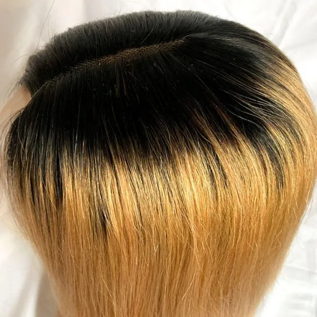 Color Bob Head Real Hair