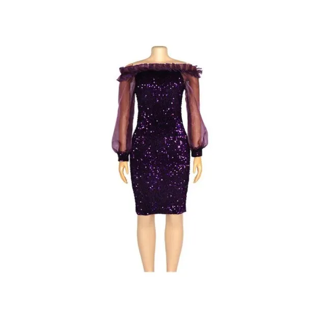 Stretch Sequins Fashion Dress Kamila