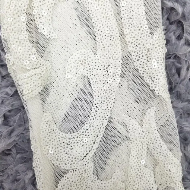 Deep V sequined short dress Amira