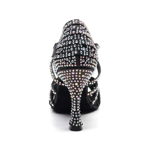 Dance Rhinestone Latin Dance Shoes Soft And Comfortable