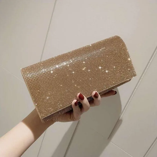 Rhinestone Clutch Bag