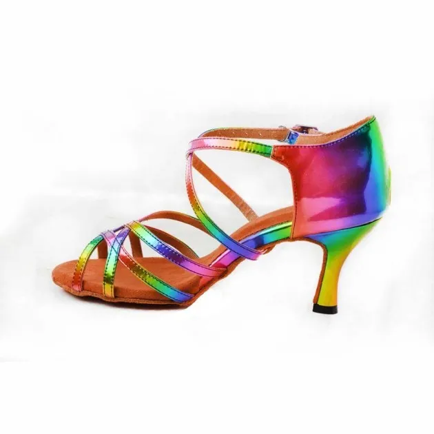 Colorful Latin Dance Shoes