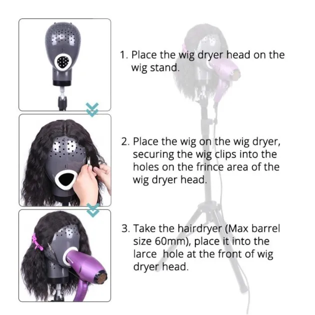 Wig Dryer, Headgear Drying Mannequin Head