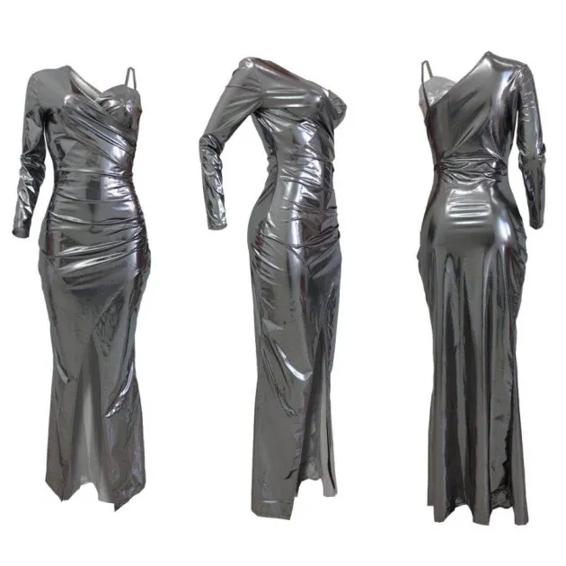 irregular dress Gold and Silver