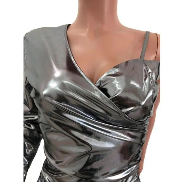 irregular dress Gold and Silver