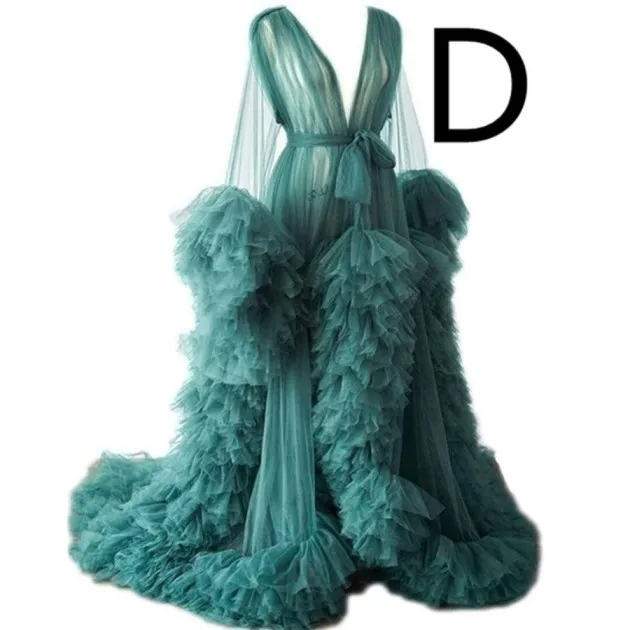 Long Tulle Robe