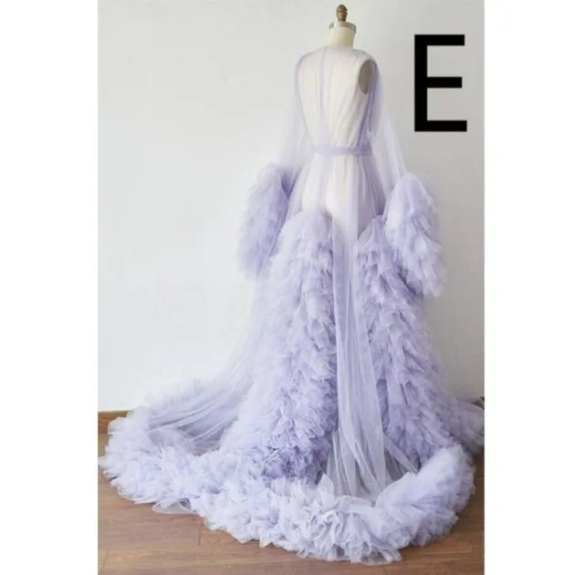 Long Tulle Robe