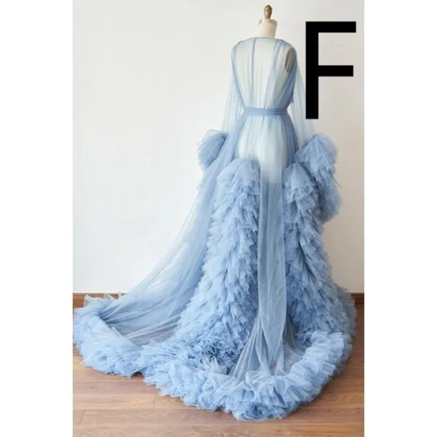 Long Tulle Robe