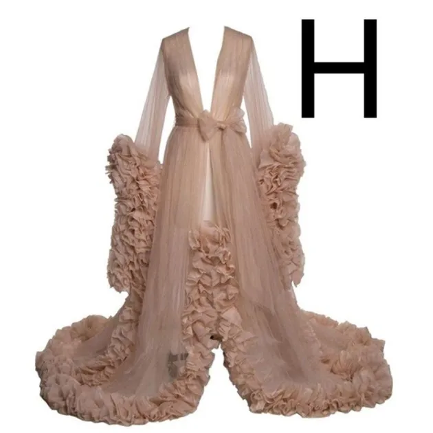 Long Tulle Robe