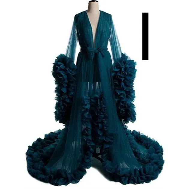 Long Tulle Robe