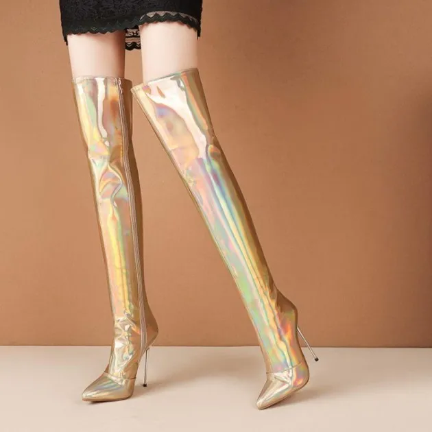 Shiny Phantom Stilettos