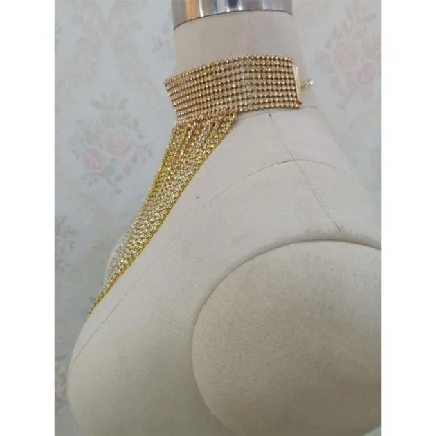 Flash drill collarbone Necklace