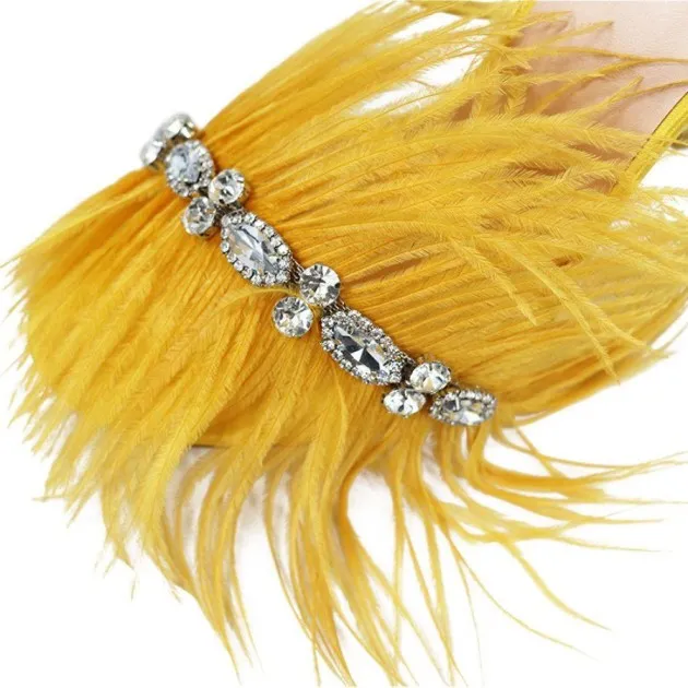 Catwalk Shoes Rhinestone Feather Nightclub High Heels