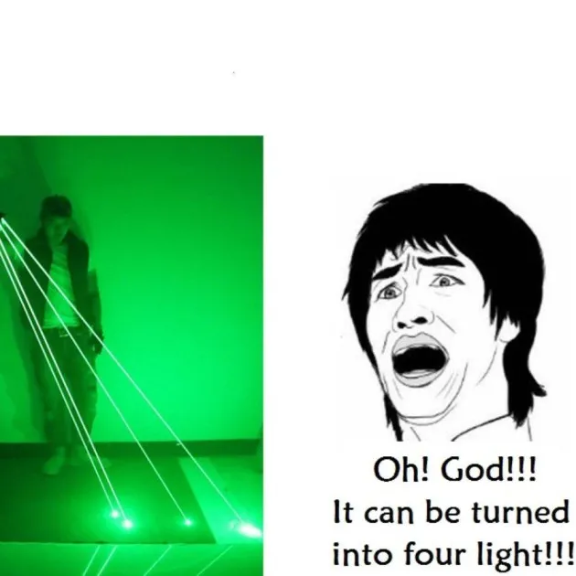 Laser gloves