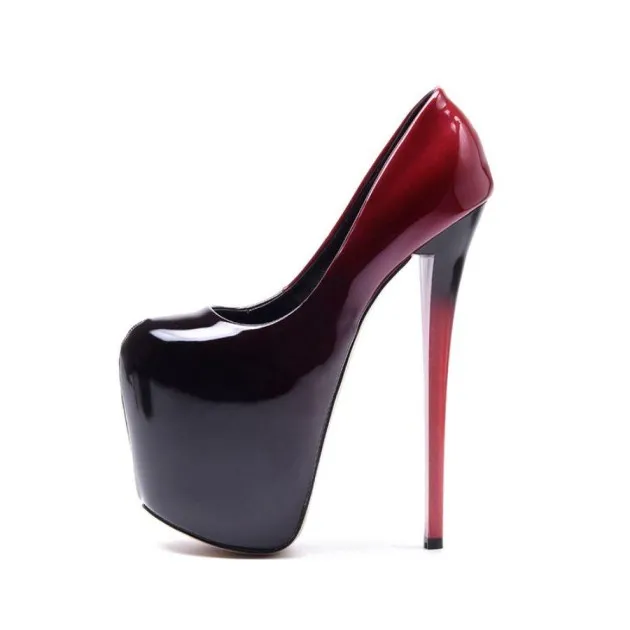 Super High Stiletto 19cm Nightclub Women Shoes Super Large Size