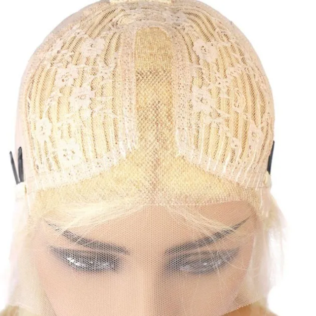 Real Human Hair And Shoulder-length Lace Headgear
