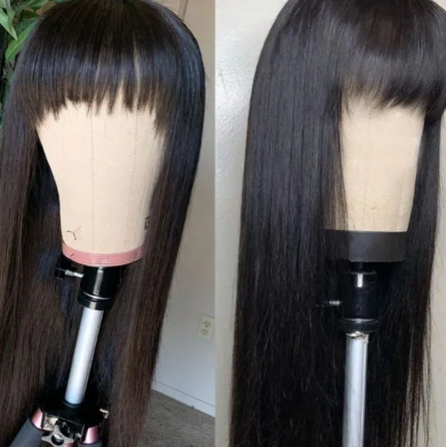 Real Human Hair Straightening Mechanism Wig