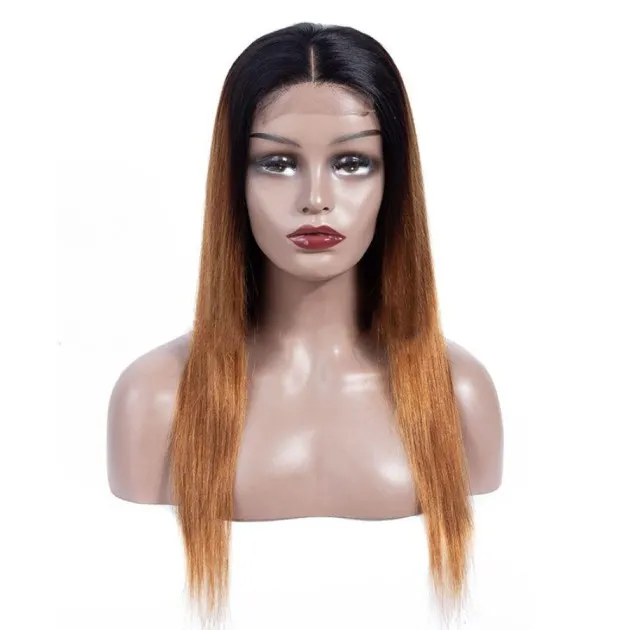 Gradient color headgear ombre human hair