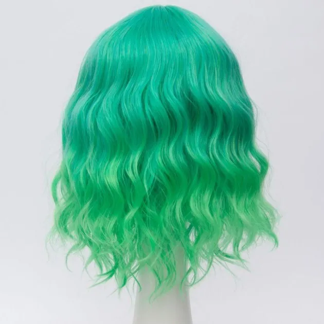 Color Short Curly Corn Hot Cosplay Wig