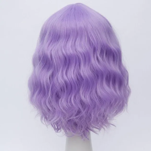 Color Short Curly Corn Hot Cosplay Wig