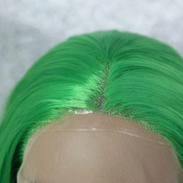 Green Big Wave Front Lace Wig