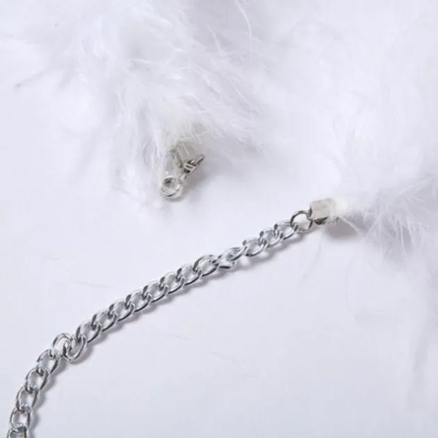 Christmas One Shoulder Faux Fur Skirt