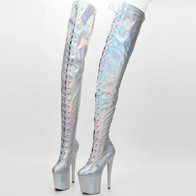 20CM Super High Heel Thigh Boots