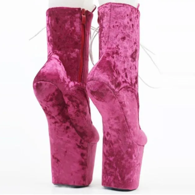 Horseshoe High Heels 20CM Flannel