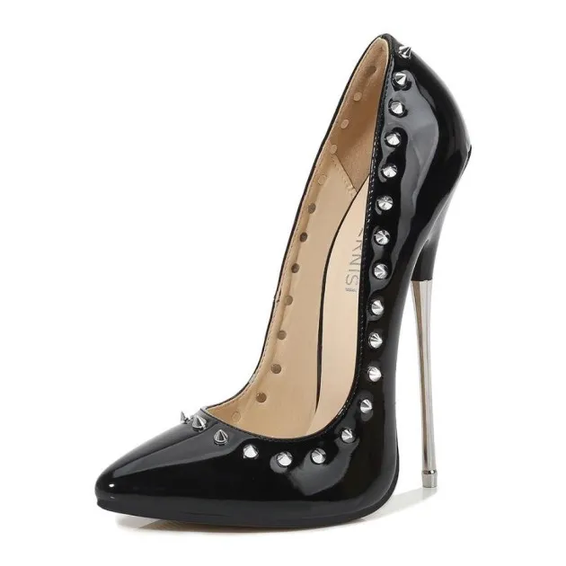 Metal Heel Stiletto High Heels Plus Size Night Club