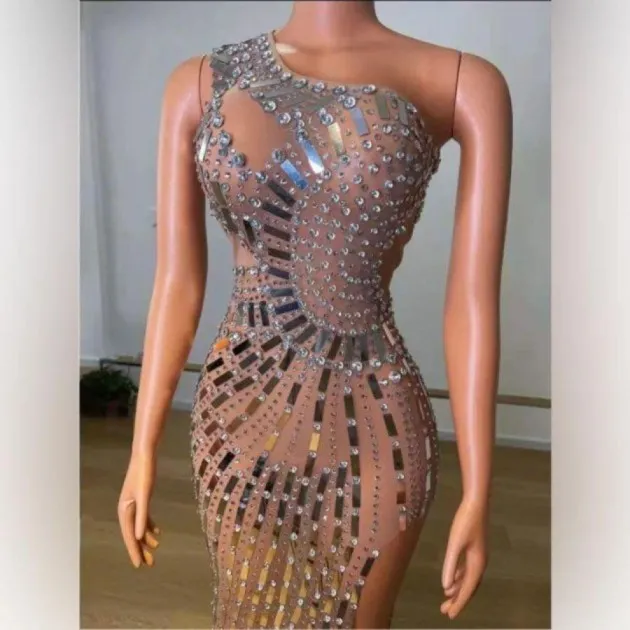 Tight Tiled Costume Dress