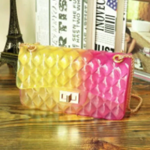 Jelly chain bag gradient wild Messenger bag