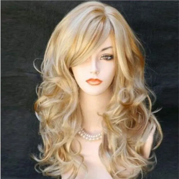 White Gradual European And American Women Wig