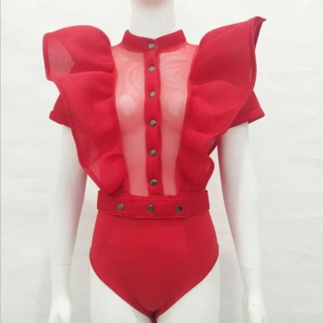 Woman Mesh Jumpsuit