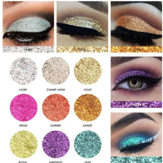 FOCALLURE LUXURY Glow Glitter Eyeshadow Palette