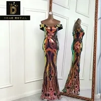 Vestido maxi delgado de moda de temperamento